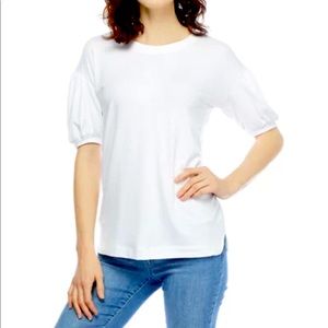 Like New! Crown & Ivy Puff-Sleeve Top sz XL